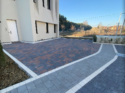 Shtrim me pllake Color mix kafe dhe e zeze Shtrim me pllake Color mix kafe dhe e zeze